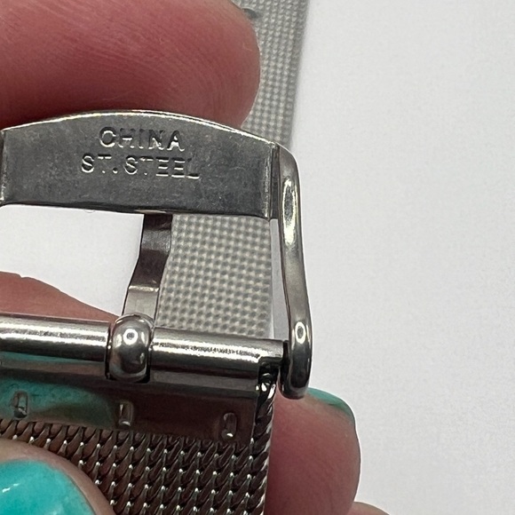 Stainless Steel mesh belt bracelet. Vintage - Picture 7 of 7